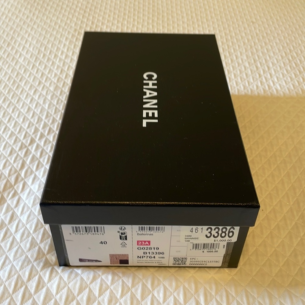 Chanel ballerina shoebox